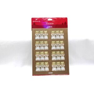 VTG Christmas Sticker Sheets Angels Ruth Morehead Hallmark 4 Sheets SEALED NOS